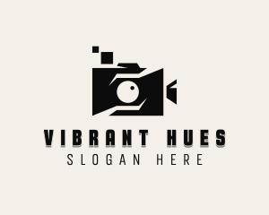 Vlogger Video Camera logo design