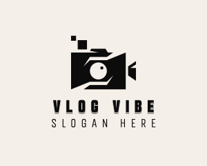 Vlogging - Vlogger Video Camera logo design