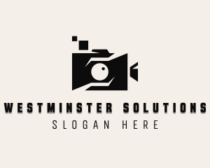 Vlogger Video Camera logo design