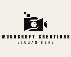 Vlogger Video Camera logo design