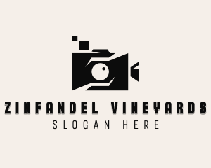 Vlogger Video Camera logo design