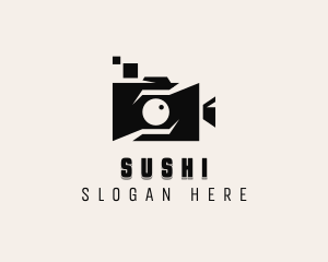 Vlogger Video Camera logo design