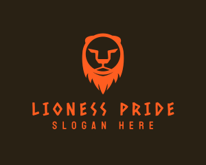 Lioness - Lion Animal Silhouette logo design