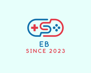 Game Streaming - Game Controller Letter S logo design