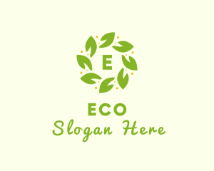 Eco Leaf Wellness logo design