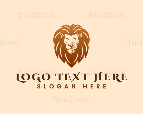 Wildlife Lion Animal Logo