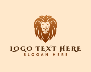 Strong - Wildlife Lion Animal logo design