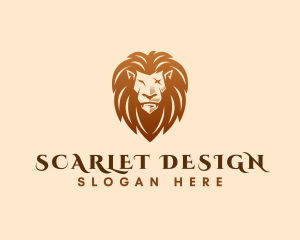 Scar - Wildlife Lion Animal logo design