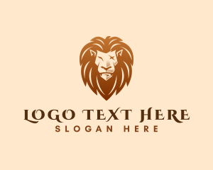 Jungle - Wildlife Lion Animal logo design