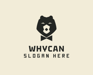 Bear Fashion Bow Tie Logo