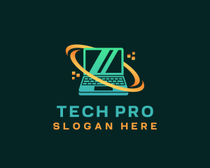 Laptop - Laptop Repair Pixel logo design