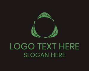 Herbal - Green Leaf Cycle logo design