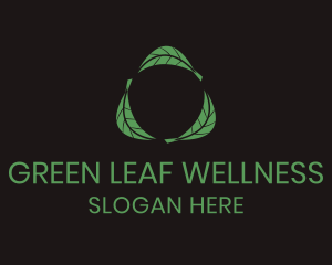 Green Leaf Cycle logo design