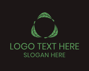 Wellness - Green Leaf Cycle logo design