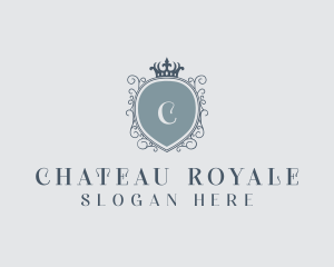 Royal Shield Upscale logo design