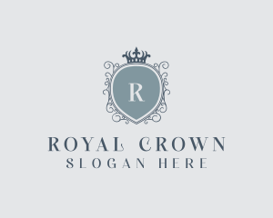 Royal Shield Upscale logo design