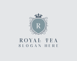 Royal Shield Upscale logo design