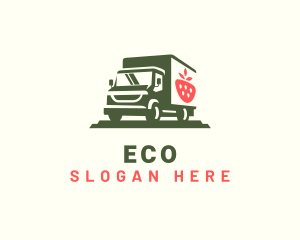 Haulage - Fruit Truck Delivery logo design