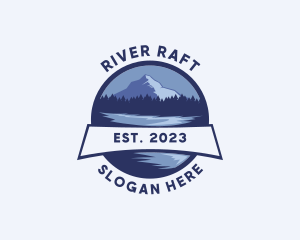 Mountain Lake Camping logo design