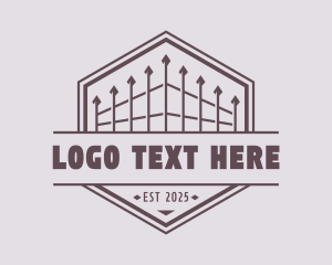 Privacy - Fence Gate Barricade logo design