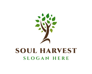 Natural Tree Plant logo design