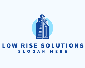 Low Rise - Building Structure Realty logo design