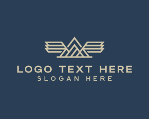 Mountaineer - Mountaineering Mountain Wings logo design