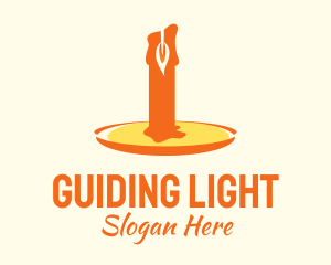 Melted Candle Light logo design