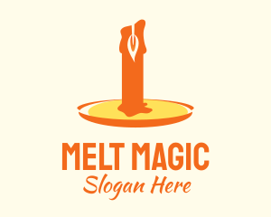 Melted Candle Light logo design