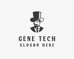 Gentleman Suit Menswear Logo