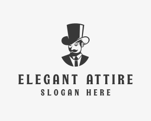 Gentleman Suit Menswear logo design