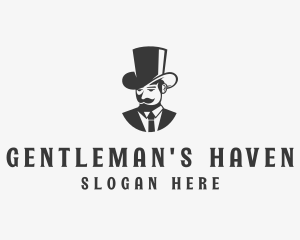 Gentleman Suit Menswear logo design