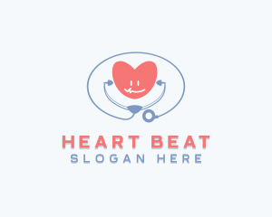 Stethoscope - Medical Stethoscope Cardiology logo design