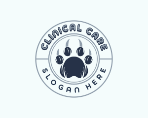 Wildlife Vet Paw logo design