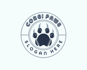 Wildlife Vet Paw logo design