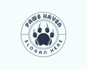 Wildlife Vet Paw logo design