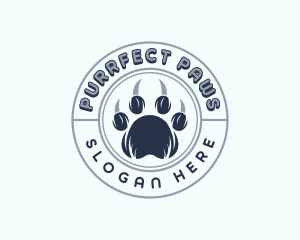 Wildlife Vet Paw logo design