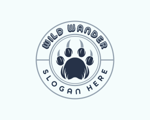 Wildlife Vet Paw logo design