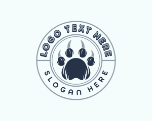 Wildlife Vet Paw Logo