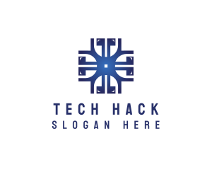 Network Tech Company logo design