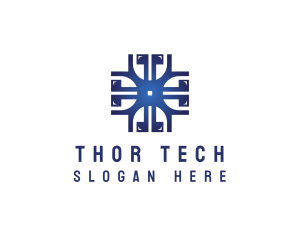 Network Tech Company logo design