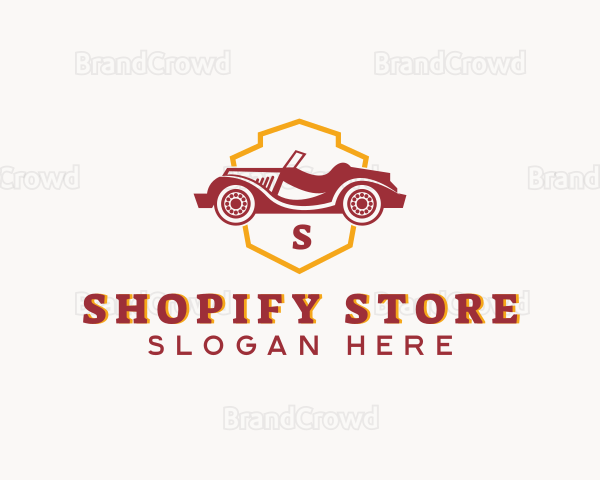 Retro Car Vehicle Logo