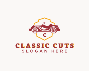 Retro Car Vehicle  logo design