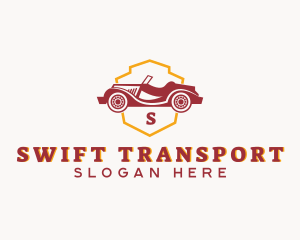 Retro Car Vehicle  logo design