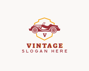 Vintage Car Vehicle  logo design