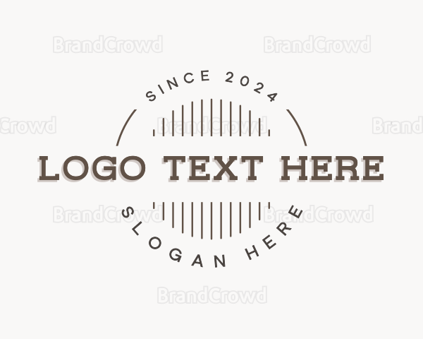 Generic Hipster Business Logo