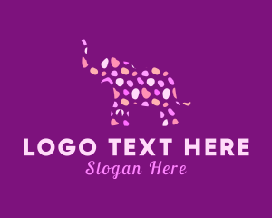 Embroidery - Artsy Elephant Paint logo design