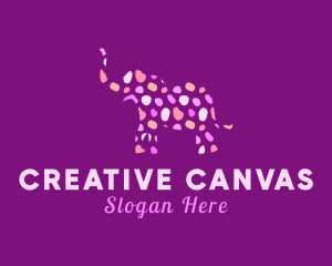 Artsy - Artsy Elephant Paint logo design