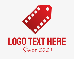 Ticketing - Discount Movie Ticket logo design