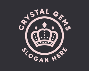 Queen Diamond Crown  logo design